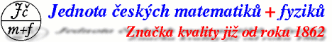 Logo Jednoty �esk�ch matematik� a fyzik�