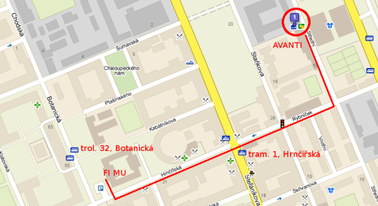 AVANTI Hotel na map�