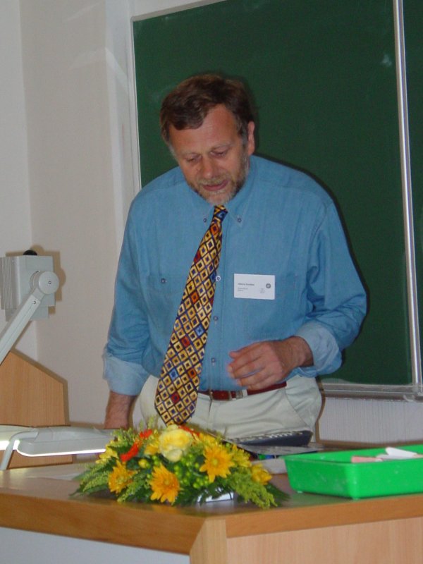 Prof. Alberto Facchini, giving lecture: Direct-sum decompositions in additive categories